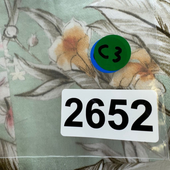 Women's Zara XS Green Floral Pants - Picture 8 of 8